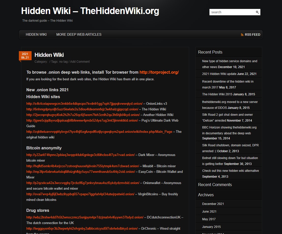 thehiddenwiki